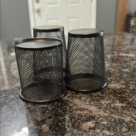 3 Black Wire Pen Holders Desk Organizers NWOT - Picture 11 of 13